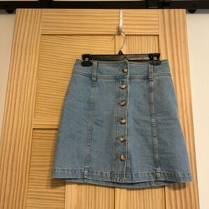 Sézane Savine Denim Skirt sz36/4
